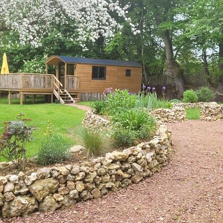 Roulotte Escapade Nature A Morainville - Normandie エクステリア 写真