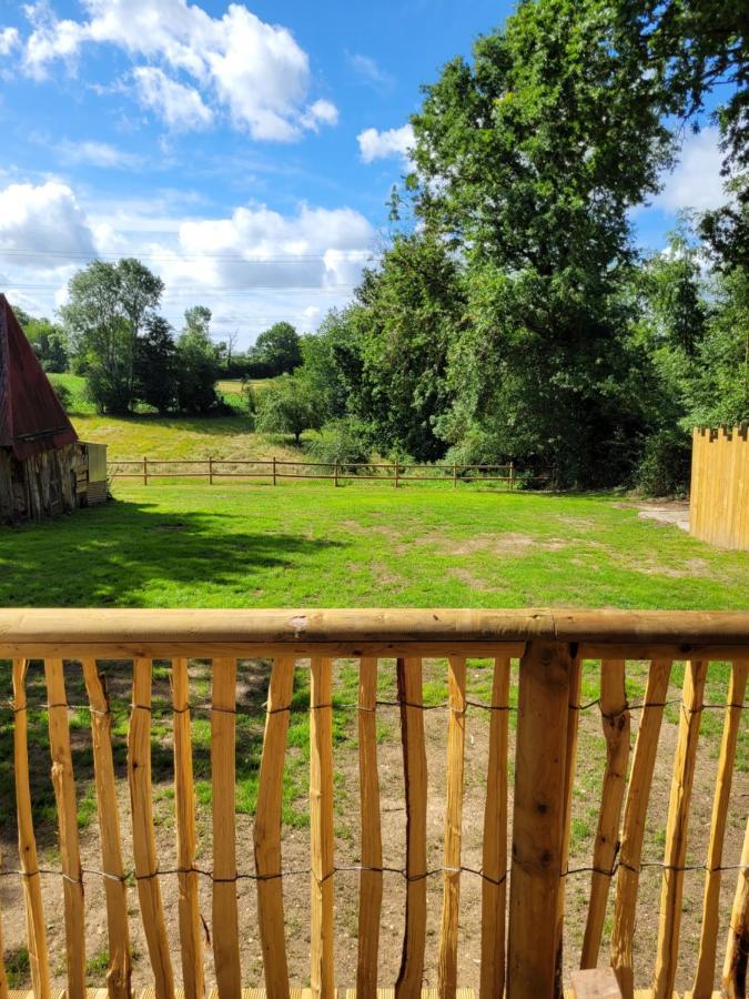 Roulotte Escapade Nature A Morainville - Normandie エクステリア 写真