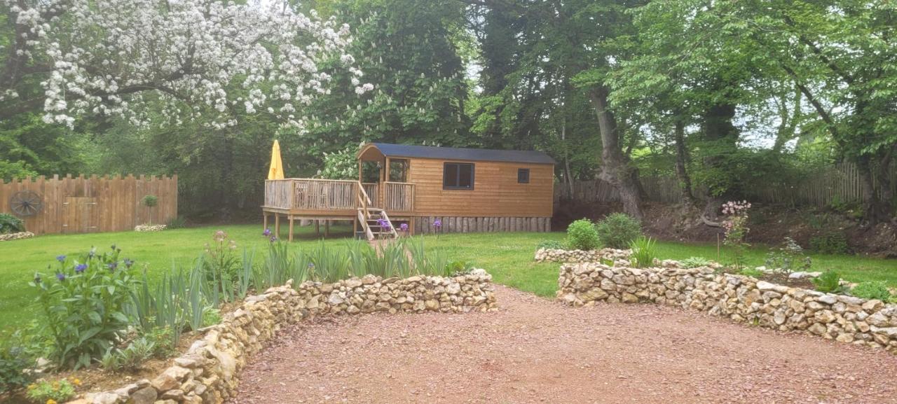 Roulotte Escapade Nature A Morainville - Normandie エクステリア 写真